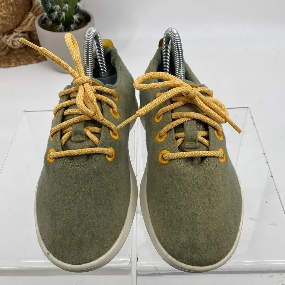 Allbirds Womens Wool‎ Runners Green Running Shoes Sneakers Size 8